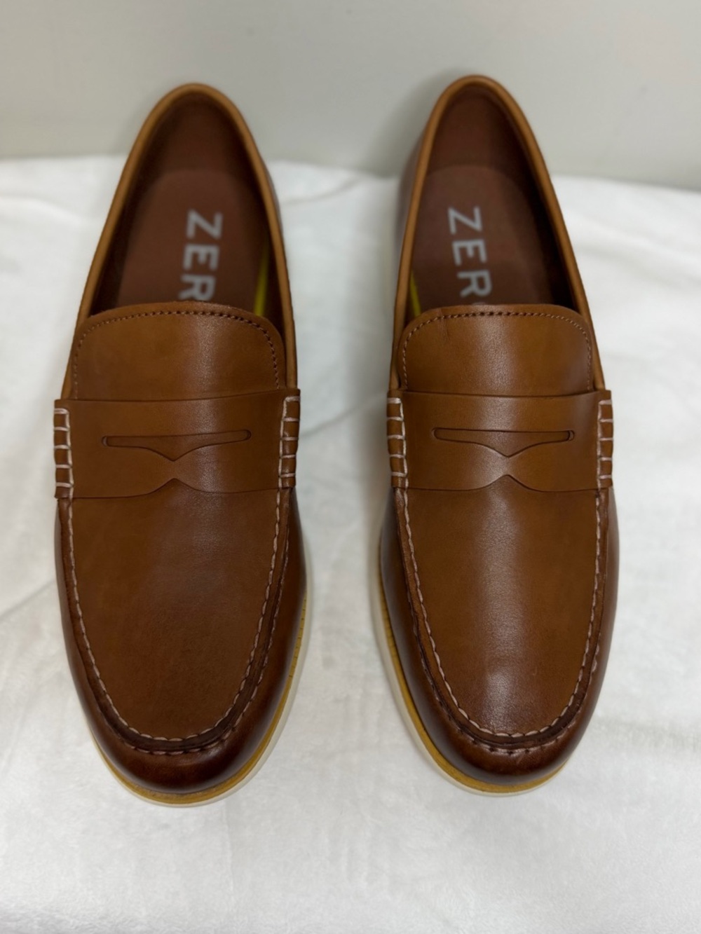 Cole Haan Brown Leather Penny Loafers